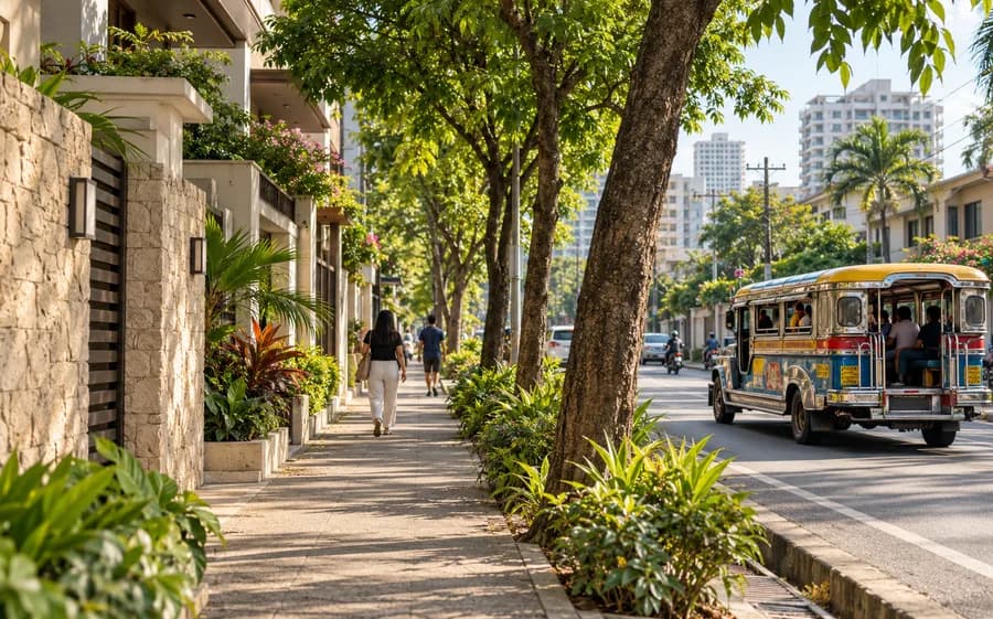 Illustrative Philippine neighborhood and local transport